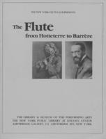 The Flute from Hotteterre to Barrère (1980)