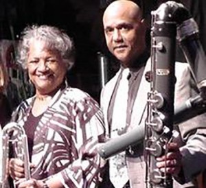Dotti Anita Taylor and Chip Shelton, flutes