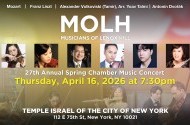 MOLH 27th Annual Spring Chamber Music Concert 